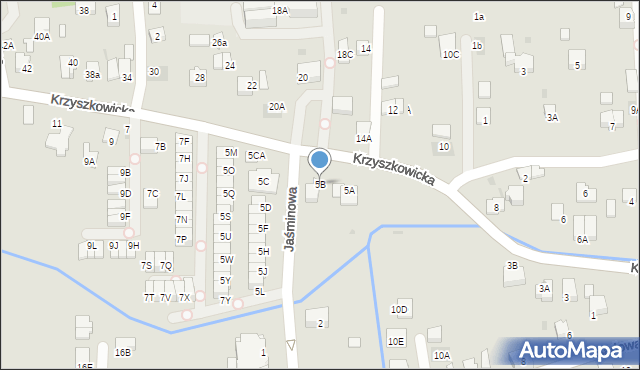Wieliczka, Krzyszkowicka, 5B, mapa Wieliczka