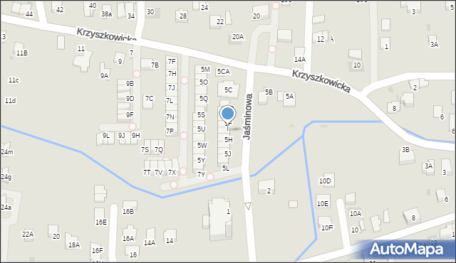 Wieliczka, Krzyszkowicka, 5G, mapa Wieliczka