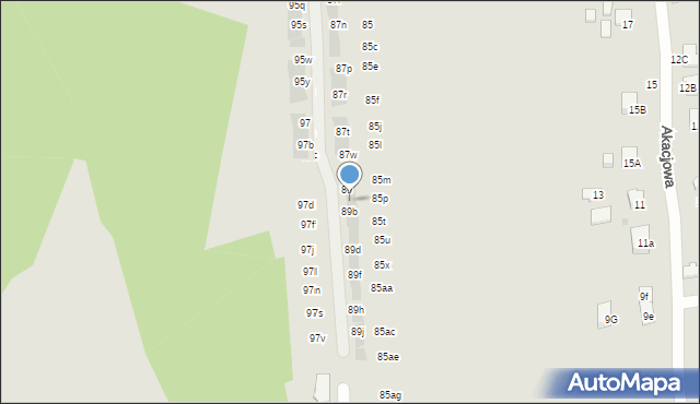 Wieliczka, Krzyszkowicka, 89a, mapa Wieliczka