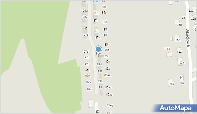 Wieliczka, Krzyszkowicka, 89c, mapa Wieliczka