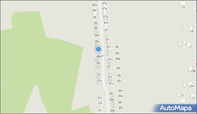 Wieliczka, Krzyszkowicka, 95w, mapa Wieliczka