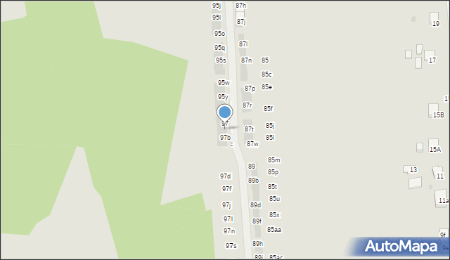 Wieliczka, Krzyszkowicka, 97a, mapa Wieliczka