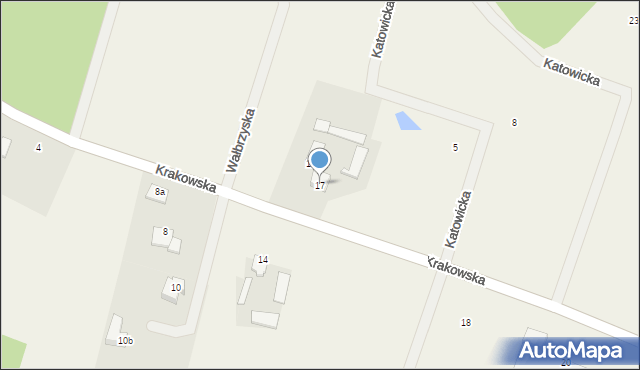 Wilcze, Krakowska, 17, mapa Wilcze