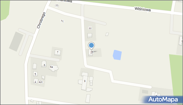 Wilkszyn, Króla Bolesława Chrobrego, 15, mapa Wilkszyn