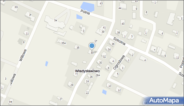 Władysławowo, Krasińskiego Edwarda, 33, mapa Władysławowo