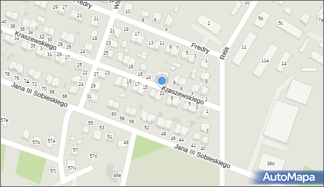 Włoszczowa, Kraszewskiego Józefa Ignacego, 11, mapa Włoszczowa