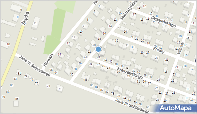 Włoszczowa, Kraszewskiego Józefa Ignacego, 44, mapa Włoszczowa