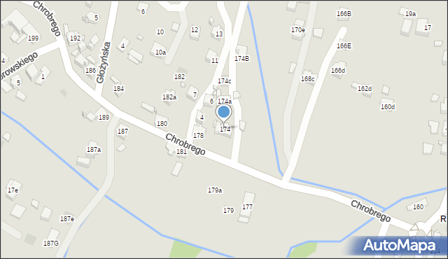 Wodzisław Śląski, Króla Bolesława Chrobrego, 174, mapa Wodzisławia Śląskiego