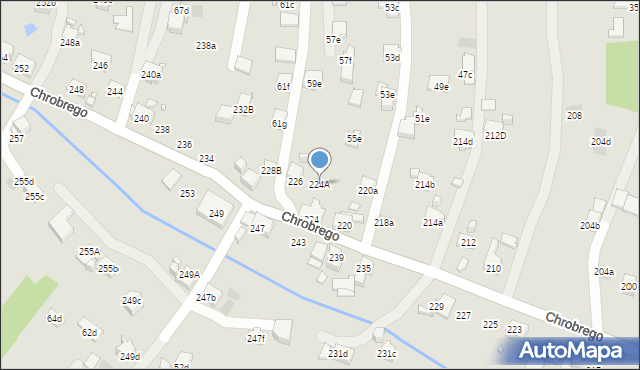 Wodzisław Śląski, Króla Bolesława Chrobrego, 224A, mapa Wodzisławia Śląskiego