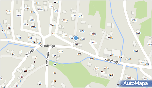 Wodzisław Śląski, Króla Bolesława Chrobrego, 316, mapa Wodzisławia Śląskiego