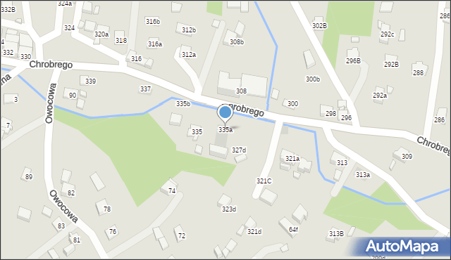 Wodzisław Śląski, Króla Bolesława Chrobrego, 335a, mapa Wodzisławia Śląskiego