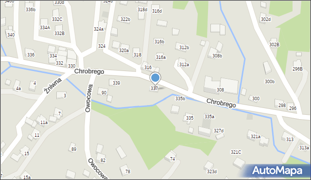 Wodzisław Śląski, Króla Bolesława Chrobrego, 337/335a, mapa Wodzisławia Śląskiego