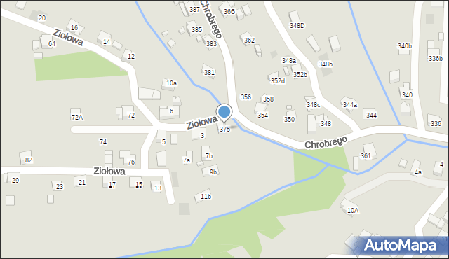 Wodzisław Śląski, Króla Bolesława Chrobrego, 375, mapa Wodzisławia Śląskiego