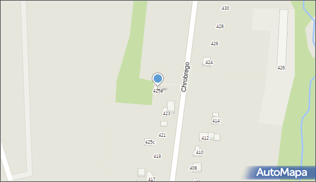 Wodzisław Śląski, Króla Bolesława Chrobrego, 425a, mapa Wodzisławia Śląskiego