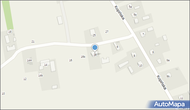 Wohyń, Kraszewskiego Józefa Ignacego, 14A, mapa Wohyń