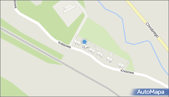 Wojcieszów, Kresowa, 4, mapa Wojcieszów