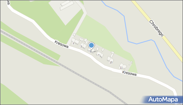 Wojcieszów, Kresowa, 6, mapa Wojcieszów