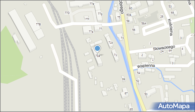 Wojcieszów, Króla Bolesława Chrobrego, 71a, mapa Wojcieszów