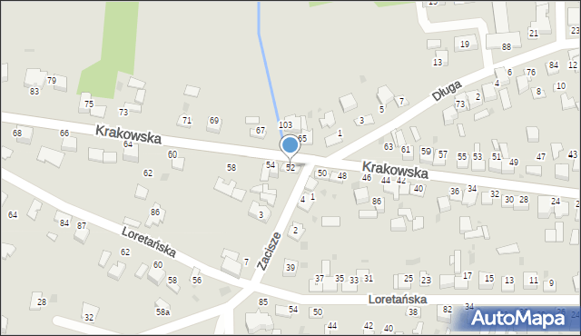 Wojnicz, Krakowska, 52, mapa Wojnicz