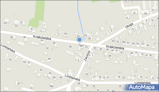 Wojnicz, Krakowska, 56, mapa Wojnicz