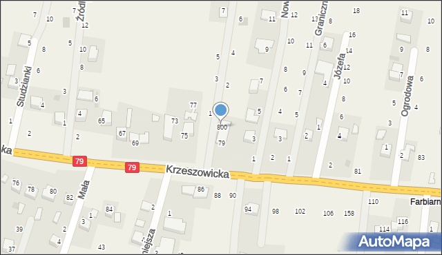 Wola Filipowska, Krzeszowicka, 800, mapa Wola Filipowska