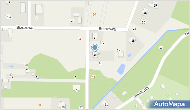 Wola Mrokowska, Krótka, 4b, mapa Wola Mrokowska