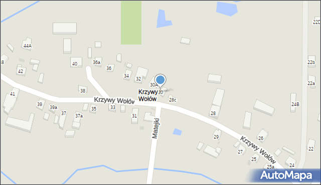 Wołów, Krzywy Wołów, 30, mapa Wołów