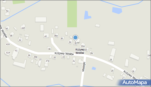 Wołów, Krzywy Wołów, 32, mapa Wołów