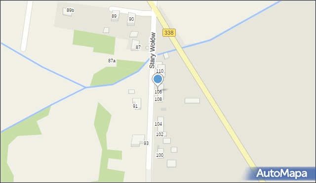 Wołów, Krzywy Wołów, 52, mapa Wołów