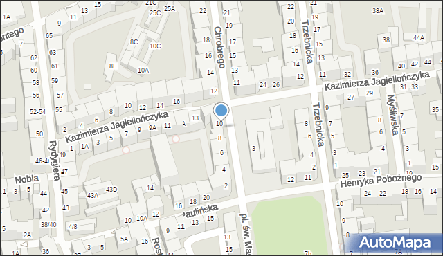 Wrocław, Króla Bolesława Chrobrego, 8/10, mapa Wrocławia
