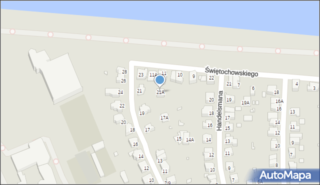 Wrocław, Krzywickiego Ludwika, 21A, mapa Wrocławia