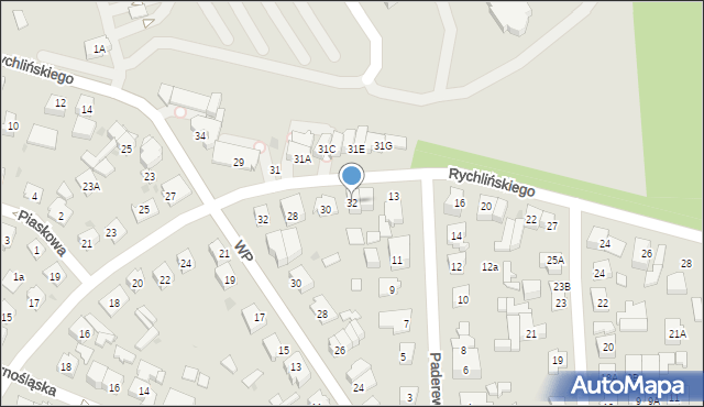 Ząbki, Króla Jana III Sobieskiego, 32, mapa Ząbki