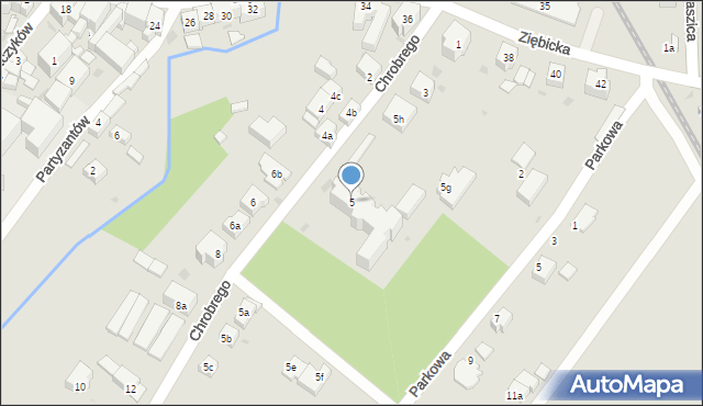 Ząbkowice Śląskie, Króla Bolesława Chrobrego, 5, mapa Ząbkowice Śląskie