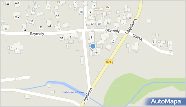 Zabrze, Kruszyny Kazimierza, 1a, mapa Zabrza