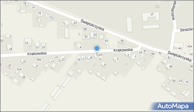 Zbludowice, Krakowska, 13, mapa Zbludowice