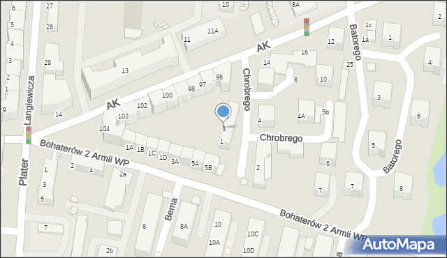 Zgorzelec, Króla Bolesława Chrobrego, 3, mapa Zgorzelec
