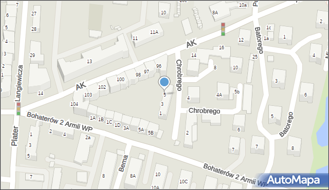 Zgorzelec, Króla Bolesława Chrobrego, 5, mapa Zgorzelec