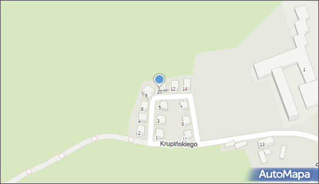 Zgorzelec, Krupińskiego Bolesława, 10, mapa Zgorzelec