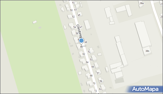 Złocieniec, Króla Bolesława Chrobrego, 60, mapa Złocieniec