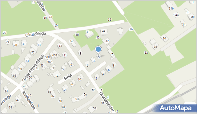 Żyrardów, Króla Bolesława Chrobrego, 5, mapa Żyrardów