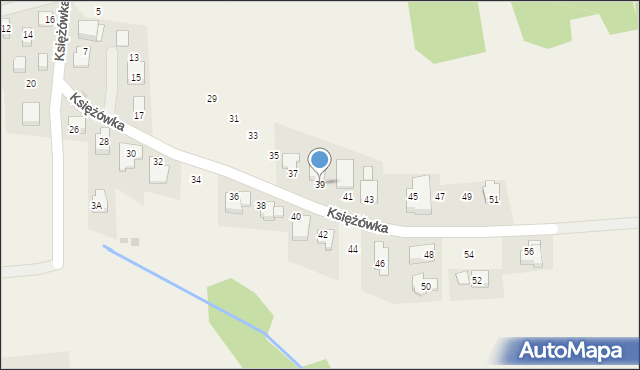 Gaj, Księżówka, 39, mapa Gaj