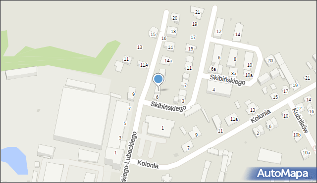 Kielce, Księcia Druckiego-Lubeckiego Franciszka Ksawerego, 8, mapa Kielc