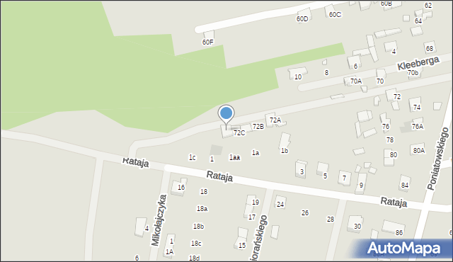 Kobyłka, Księcia Józefa Poniatowskiego, 72D, mapa Kobyłka