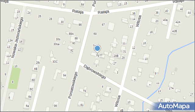 Kobyłka, Księcia Józefa Poniatowskiego, 73, mapa Kobyłka