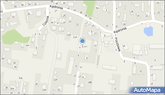 Koszyce Wielkie, Księżycowa, 7, mapa Koszyce Wielkie