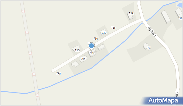 Krzeszów, Księcia Bolka I, 79C, mapa Krzeszów