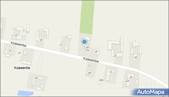 Ksawerów, Ksawerów, 18, mapa Ksawerów