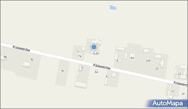 Ksawerów, Ksawerów, 7, mapa Ksawerów