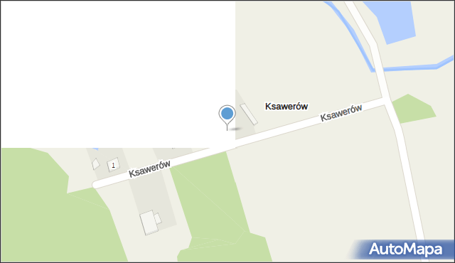 Ksawerów, Ksawerów, 3, mapa Ksawerów