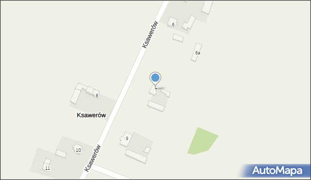 Ksawerów, Ksawerów, 7, mapa Ksawerów